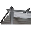 Venture Design Pergola, Lazio, 295x245x395 cm, Pilka