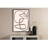 Venture Design Plakatas, Linijinė Meno Kūrinio Kopija, 50x70 cm, Balta