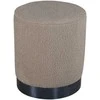 Venture Design Venture Home Benji Pouf, 35x35x42,5 cm, pliušinis, smėlio ir juodos spalvos Lumarko!