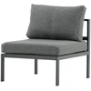 Venture Design Poilsio kėdė Copacabana 70x70x30 cm juoda, aliuminis