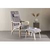 Sofa Venture Design Poilsio kėdė, Fårö, 89x60x107 cm, šviesiai pilka