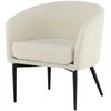 Venture Design Poilsio kėdė, pūkuota, 64x70x66 cm, balta