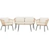 Venture Design Poilsio komplektas, rotangas, juodas