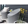 Venture Design Poilsio komplektas, Spoga, Stalas: ⌀40 Kėdė: D:58 A:73 P:67 Sofa: D:58 A:73 P:67, Pilka