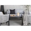 Venture Design Poilsio komplektas, Virya, Sofa: 72x150 cm, Stalas: 46x120 cm, Juodas