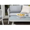 Venture Design Poilsio komplektas, Virya, Stalas: 120x55 cm, Sofa: 77x72 cm, Balta