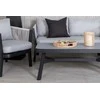 Venture Design Poilsio komplektas, Virya, Sofa: 72x150 cm, Stalas: 46x120 cm, Juodas