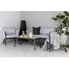 Venture Design Poilsio komplektas, Virya, Sofa: 72x150 cm, Stalas: 46x120 cm, Juodas