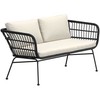 Venture Design Poilsio sofa Isola juoda rotango