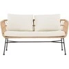 Venture Design Poilsio sofa Isola rotangas juoda smėlio spalvos