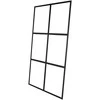 Venture Design Pramoninis sieninis, Leif, 120x210 cm, Juodas