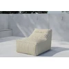 Venture Design Pufas 118x94x83 cm Geltona, audinys