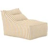 Venture Design Pufas 118x94x83 cm Geltona, audinys