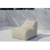 Venture Design Pufas 118x94x83 cm Geltona, audinys