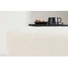Venture Design Pufas, Ivy, 100x70x45 cm, Balta