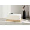 Venture Design Pufas, Ivy, 100x70x45 cm, Balta