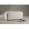 Venture Design Pufas, Laurel, 52,94x82,53x65,5 cm, Balta