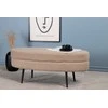 Venture Design Pufas, Otto, 100x40x41 cm, Bežis