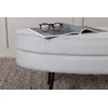 Venture Home Otomanė Otto, juoda/pilka, 100x40x41cm, kordinis velvetas