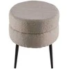Venture Design Pufas, Otto, 100x40x41 cm, Pilkšva-pilka
