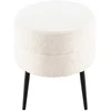 Venture Design Pufas, Otto, 100x40x41 cm, Juoda/Balta