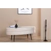 Venture Design Pufas, Otto, 100x40x41 cm, Balta