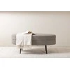 Venture Design Pufas, Otto, 100x40x41 cm, Pilkšva-pilka