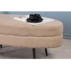 Venture Design Pufas, Otto, 100x40x41 cm, Bežis
