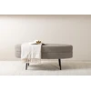 Venture Design Pufas, Otto, 100x40x41 cm, Pilkšva-pilka