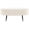 Venture Design Pufas, Otto, 100x40x41 cm, Juoda/Balta