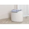Venture Design Pufas, Peg, 41x46 cm, Balta