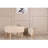 Venture Design Pufas, Salina, 59x59x40 cm, Balta
