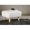 Venture Design Pufas, Salina, 60x60x28 cm, Balta