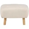 Venture Design Pufas, Salina, 60x60x28 cm, Balta