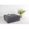 Venture Design Pufas Turin 100x40 cm Tamsiai pilkas audinys