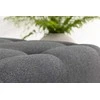 Venture Design Pufas Turin 100x40 cm Tamsiai pilkas audinys