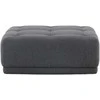 Venture Design Pufas Turin 100x40 cm Tamsiai pilkas audinys