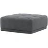 Venture Design Pufas Turin 100x40 cm Tamsiai pilkas audinys