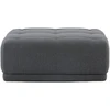 Venture Design Pufas Turin 100x40 cm Tamsiai pilkas audinys