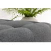 Venture Design Pufas Turin 100x40 cm Tamsiai pilkas audinys