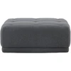 Venture Design Pufas Turin 100x40 cm Tamsiai pilkas audinys