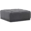 Venture Design Pufas Turin 100x40 cm Tamsiai pilkas audinys