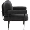 Sofa Venture Design Rankinė kėdė, Tillberga x Josefin Lustig, 87x83x95 cm, Tamsiai pilka