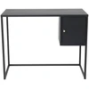 Venture Design Rašomasis stalas 95x45x50 cm Juodas Plienas