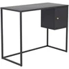 Venture Design Rašomasis stalas 95x45x50 cm Juodas Plienas
