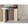 Venture Design Rašomasis stalas Kristiansund 90x42x75 cm Smėlio spalvos