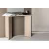 Venture Design Rašomasis stalas Kristiansund 90x42x75 cm Smėlio spalvos
