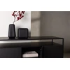 Venture Design Reljefinis stalas, Kingsport, 120x80 cm, Juodas