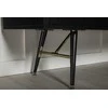 Venture Design Sandelės vienetas, auksinis, 160x80 cm, juodas