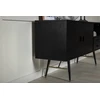 Venture Design Sandelės vienetas, auksinis, 160x80 cm, juodas